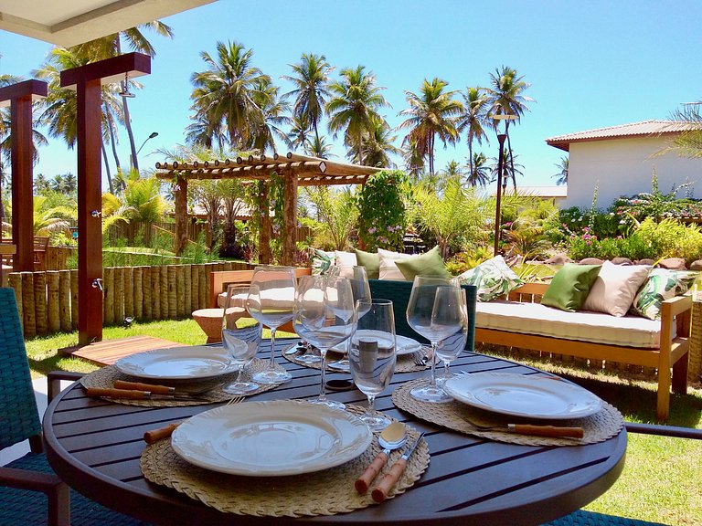 Encantador apartamento en planta baja en Imbassaí