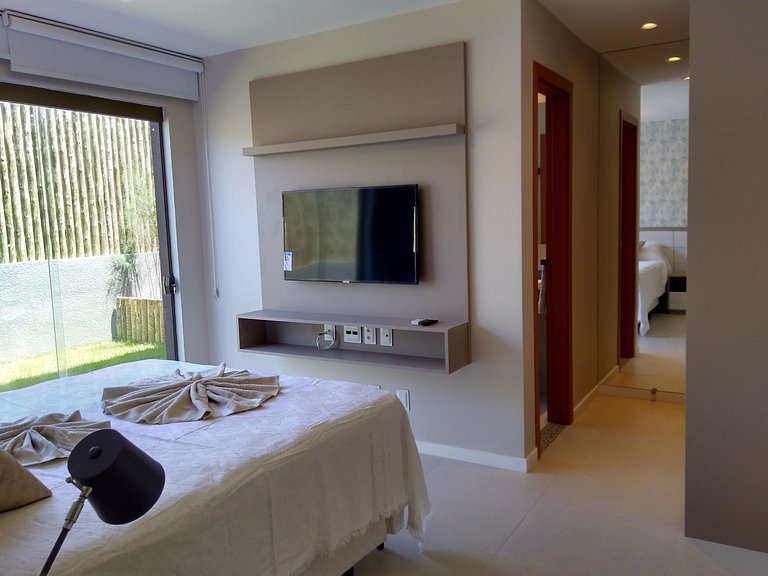 Encantador apartamento en planta baja en Imbassaí