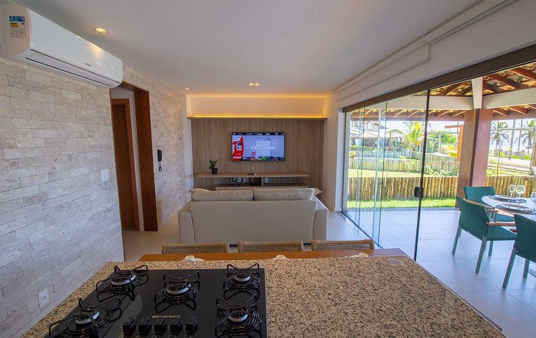 Irresistible bungalow con piscina en Imbassaí