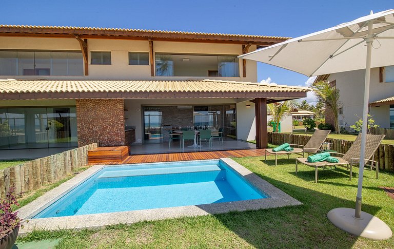 Irresistível Bangalô com Piscina em Imbassaí - N01