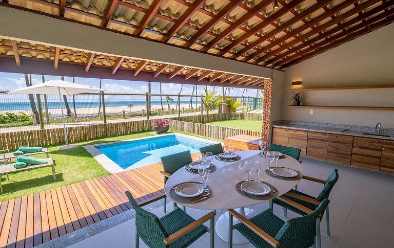 Irresistível Bangalô com Piscina em Imbassaí - N01