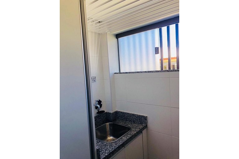 Lindo Apto 2 Quartos com Jardim em Imbassaí