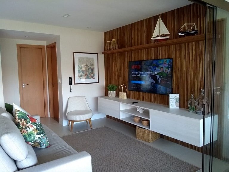 Charmoso Apto Superior de 2 quartos em Imbassaí