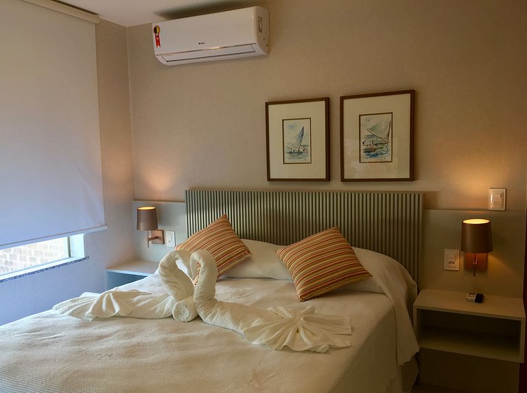 Encantador apartamento superior de 2 dormitorios en Imbassaí