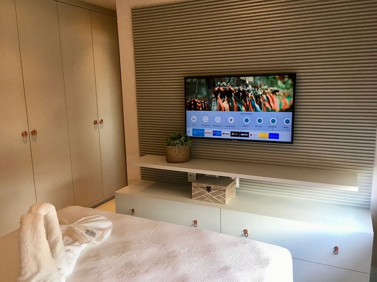 Encantador apartamento superior de 2 dormitorios en Imbassaí