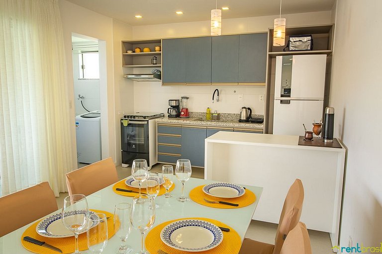 Apartamento superior con vistas a la piscina en Imbassaí