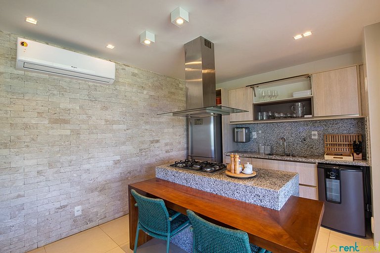 3-bedroom bungalow with garden in Imbassaí