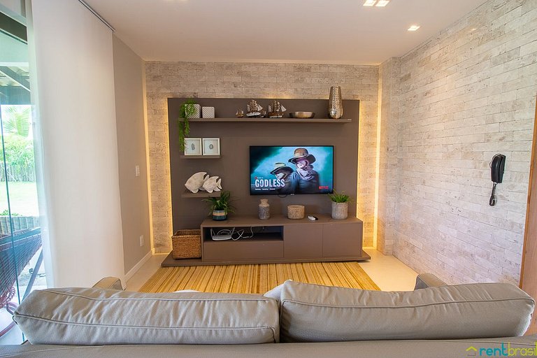 3-bedroom bungalow with garden in Imbassaí