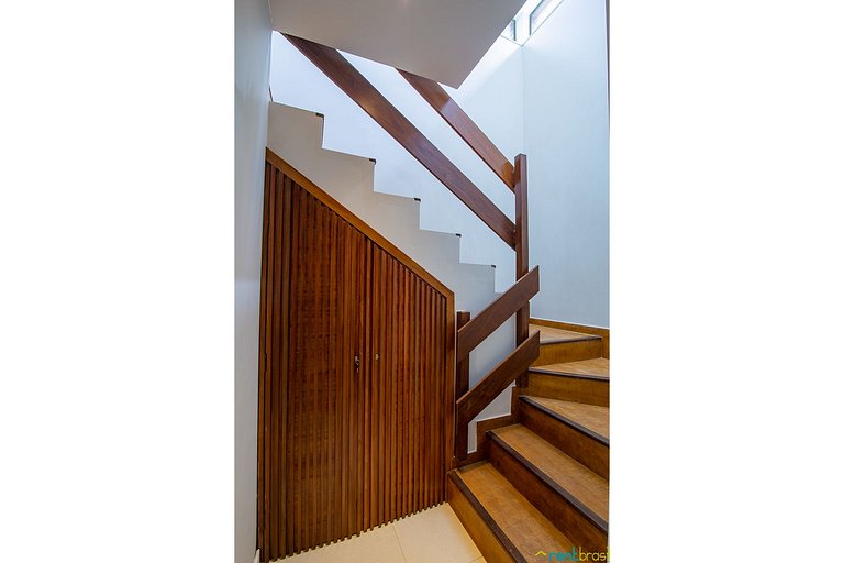 Bungalow de 3 dormitorios con jardín en Imbassaí