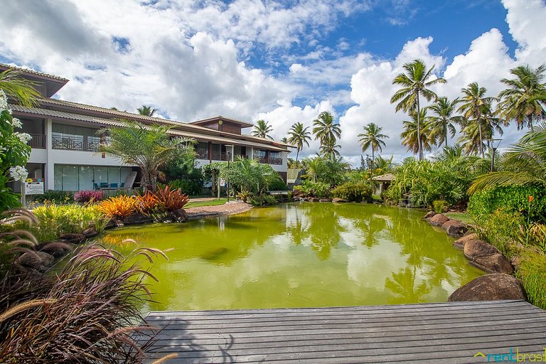 Bungalow de 3 dormitorios con jardín en Imbassaí