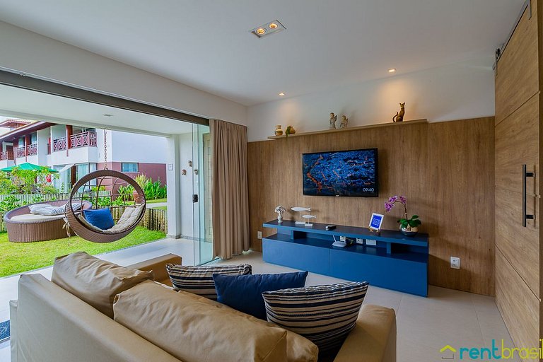 Lindo Apto 2 Quartos com Jardim em Imbassaí - C03