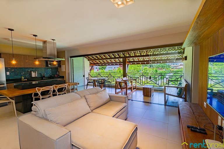 Apartamento superior con 3 dormitorios en Imbassaí