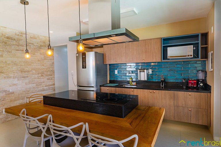 Apartamento superior con 3 dormitorios en Imbassaí