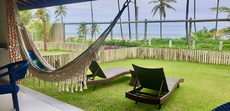 Beautiful 2-bedroom bungalow with ocean view in Imbassaí