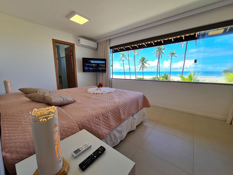 Beautiful 2-bedroom bungalow with ocean view in Imbassaí