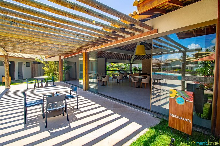 Encantador apartamento en planta baja en Imbassaí