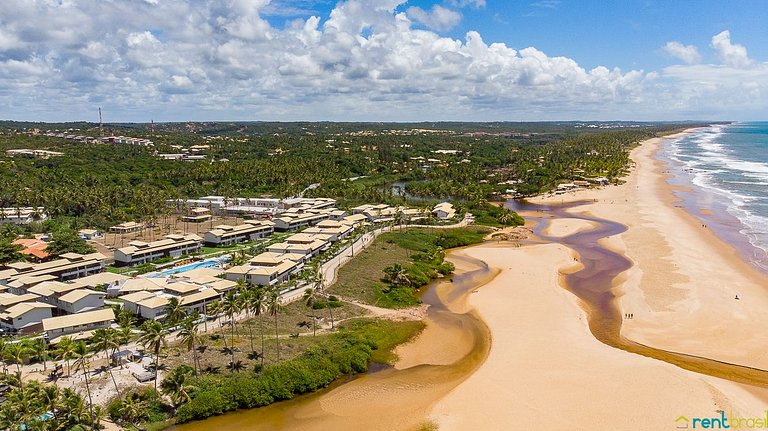 Charmoso Apto Superior de 2 quartos em Imbassaí - H104
