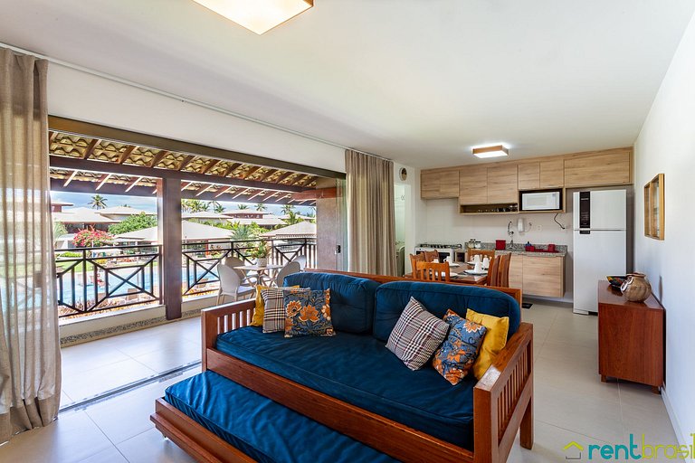 Elegant 2-bedroom superior apartment in Imbassaí