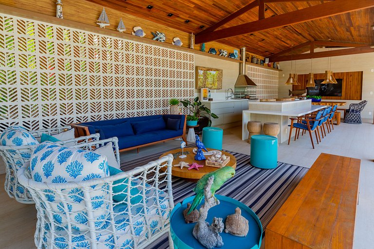 Casa lujosa y bien equipada en Sauípe