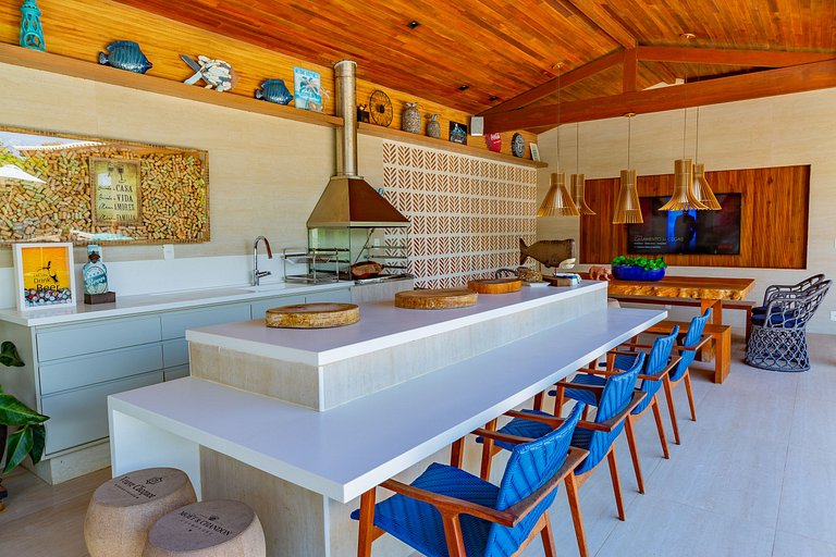 Luxuosa e equipada Casa em Quintas de Sauípe