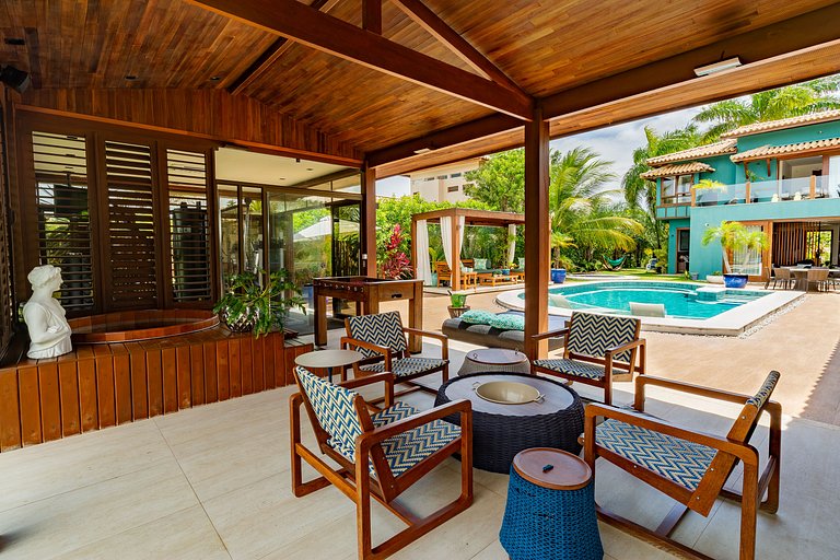 Luxuosa e equipada Casa em Quintas de Sauípe