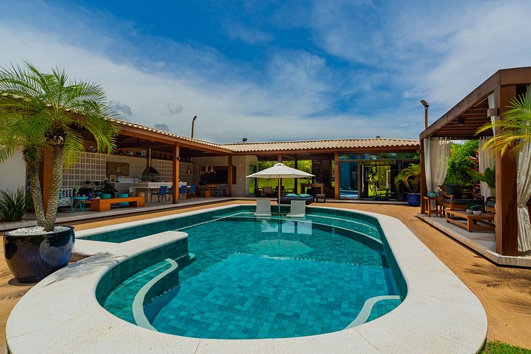 Casa lujosa y bien equipada en Sauípe