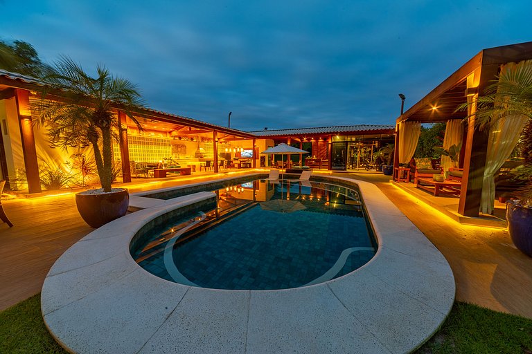 Luxuosa e equipada Casa em Quintas de Sauípe
