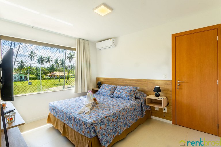 Elegante Apto de 2 quartos Superior em Imbassaí - D102