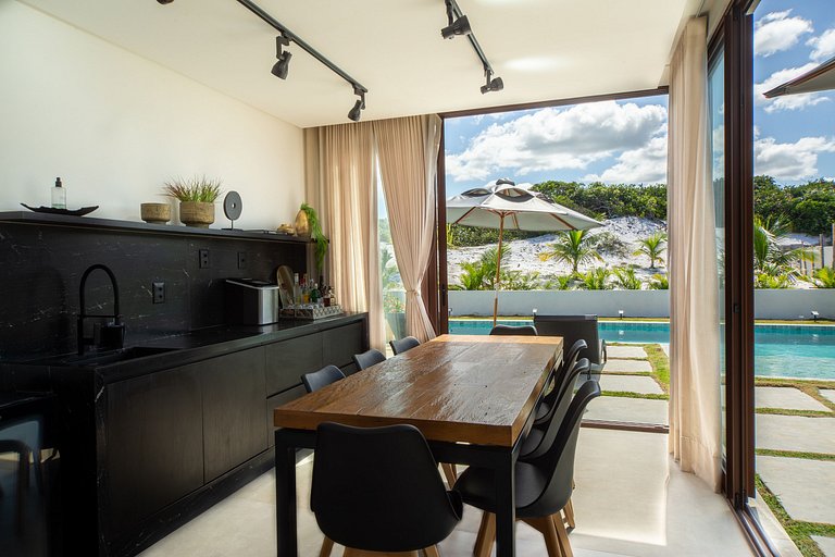 Casa 224 de Alto Padrão com piscina em Sauípe