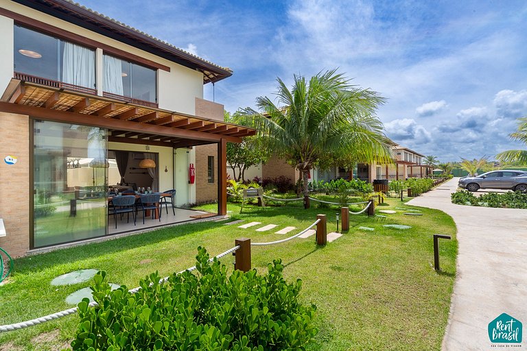 Elegante Village de 2 quartos em Imbassaí - N05
