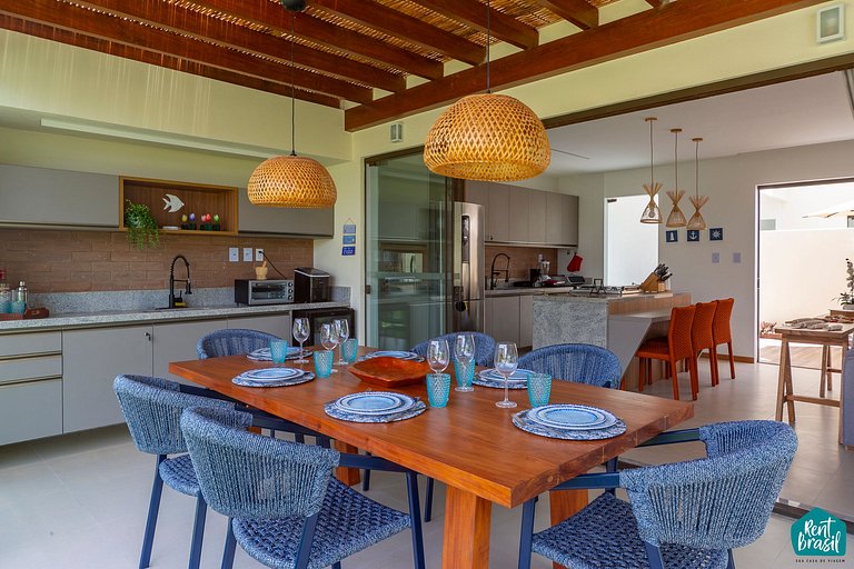 Elegante Village de 2 quartos em Imbassaí - N05