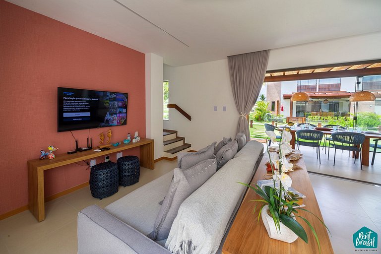 Elegante Village de 2 quartos em Imbassaí