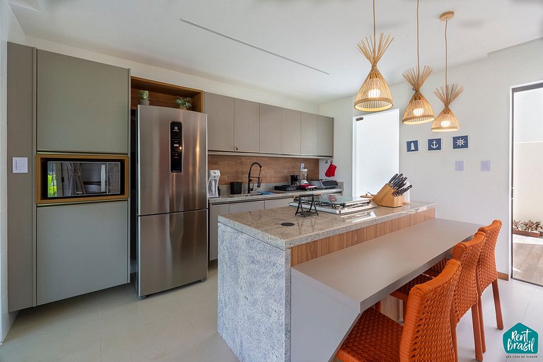 Elegant 2-bedroom village in Imbassaí