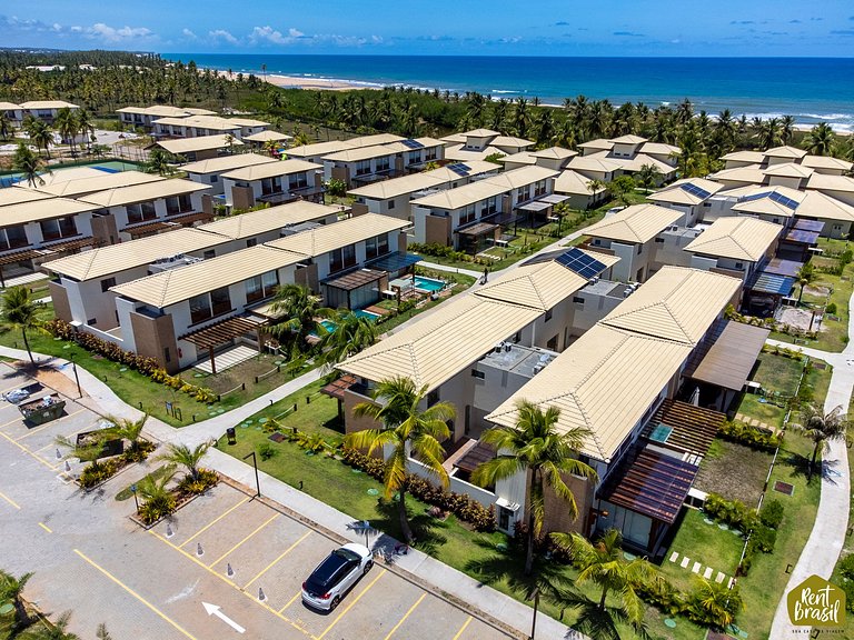 Lindo e elegante bangalô em Imbassaí Privilege - Casa I04