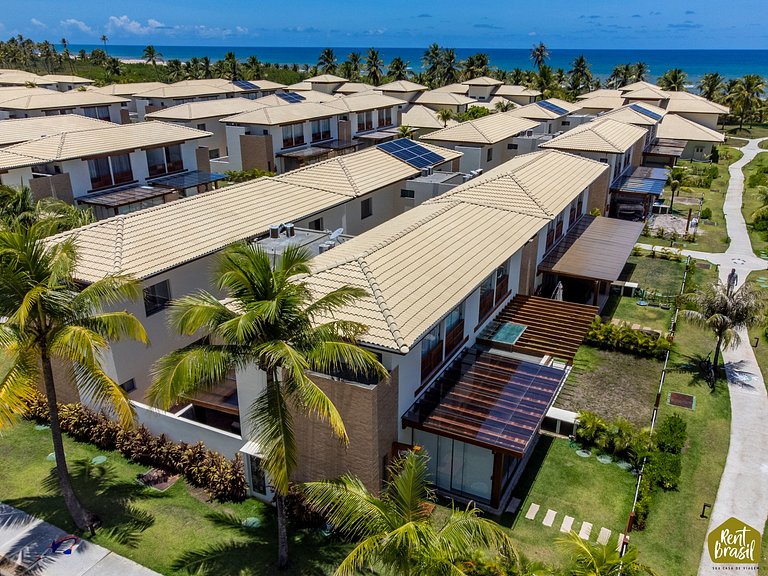Hermoso bungaló con piscina e hidromasaje en Imbassaí - Casa