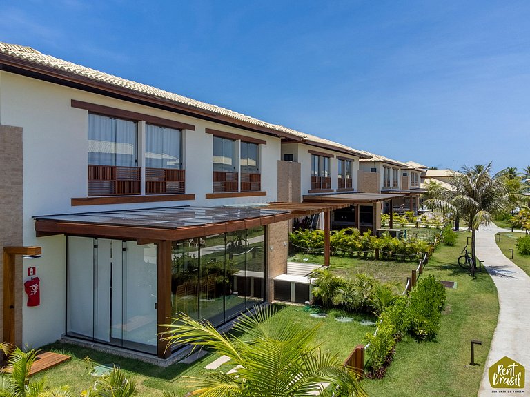 Lindo e elegante bangalô em Imbassaí Privilege - Casa I04