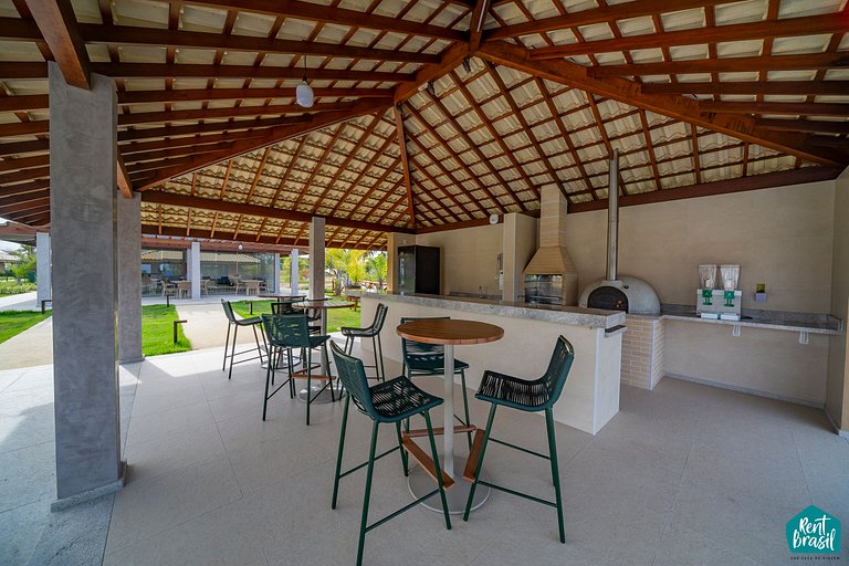 Hermoso bungaló con piscina e hidromasaje en Imbassaí - Casa