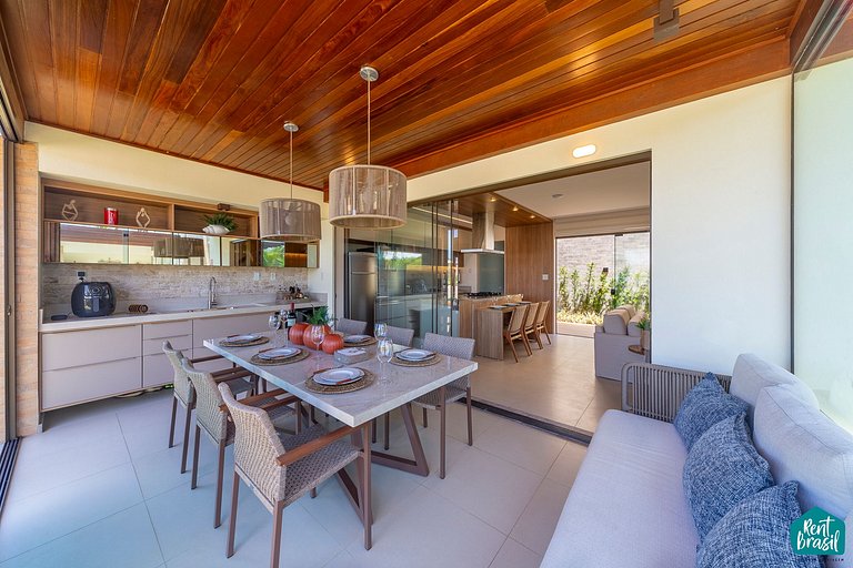 Bungalow moderno y sofisticado en Imbassaí