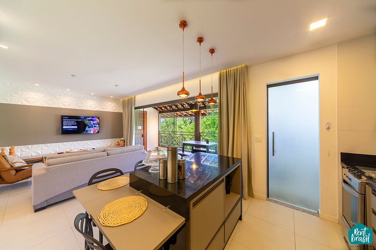 Sophisticated 2-bedroom superior apartment in Imbassaí