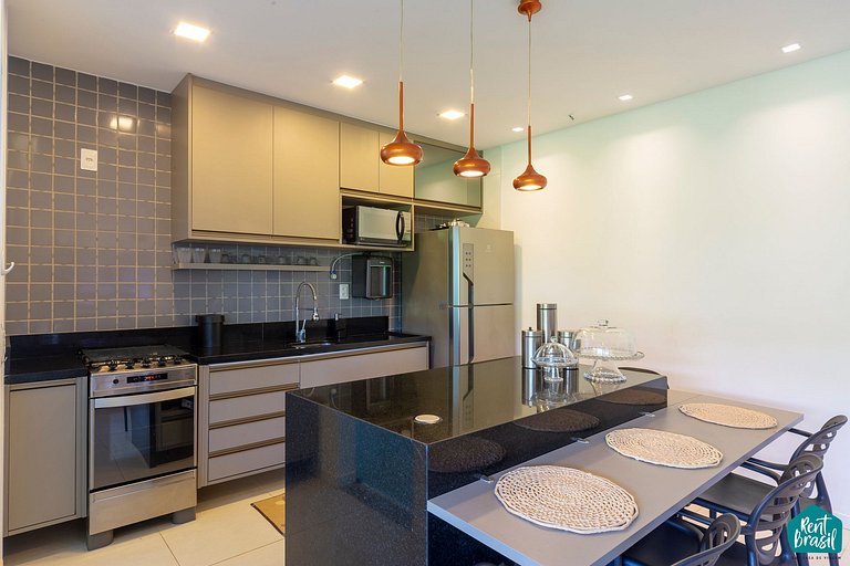 Sophisticated 2-bedroom superior apartment in Imbassaí