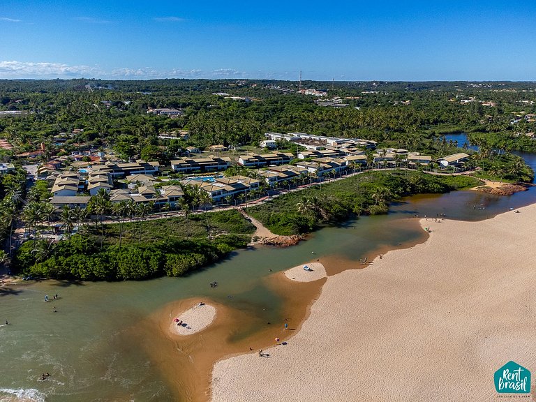 Sophisticated 2-bedroom superior apartment in Imbassaí