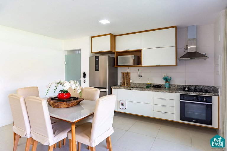 Aconchegante Apto de 3 quartos + garden no Ykutiba Q04