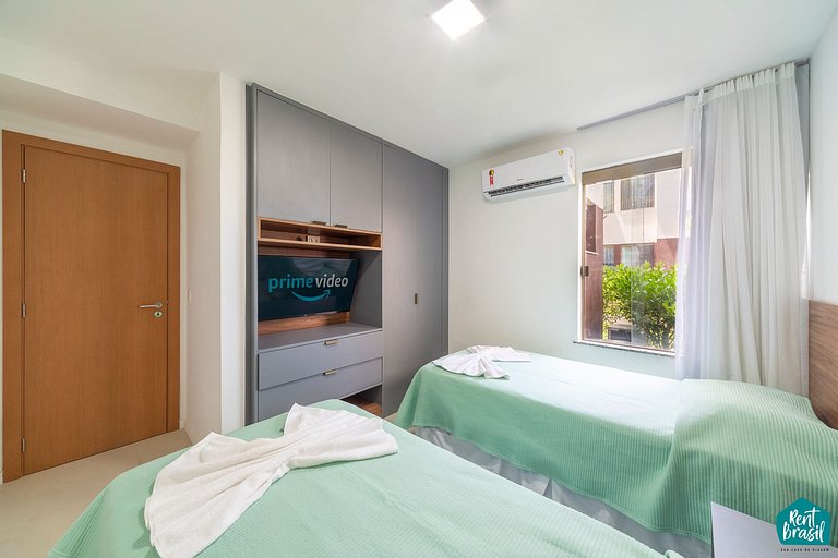 Aconchegante Apto de 3 quartos + garden no Ykutiba Q04