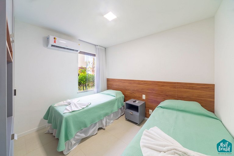 Aconchegante Apto de 3 quartos + garden no Ykutiba Q04