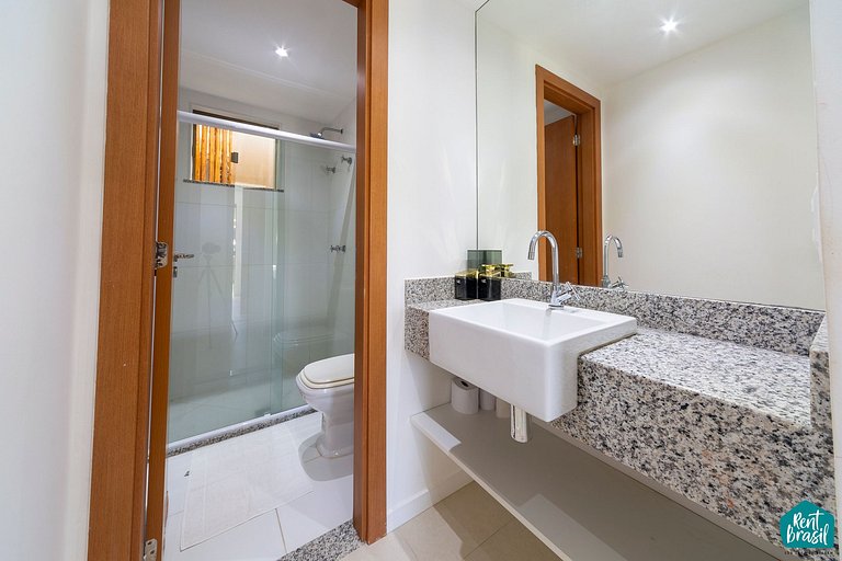 Aconchegante Apto de 3 quartos + garden no Ykutiba Q04