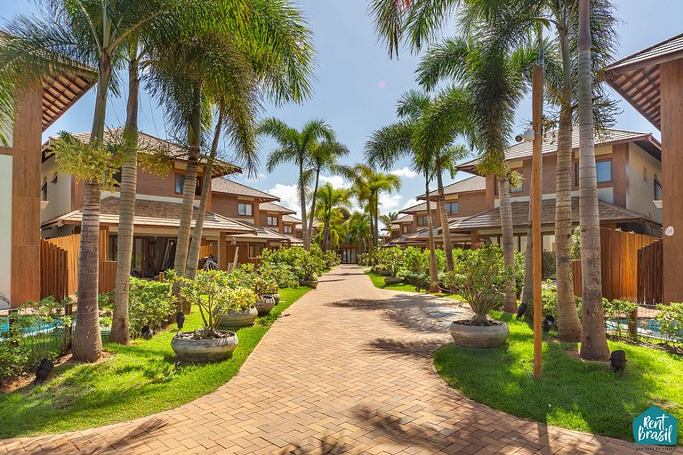 Lindo Village de 4 quartos em Itacimirim