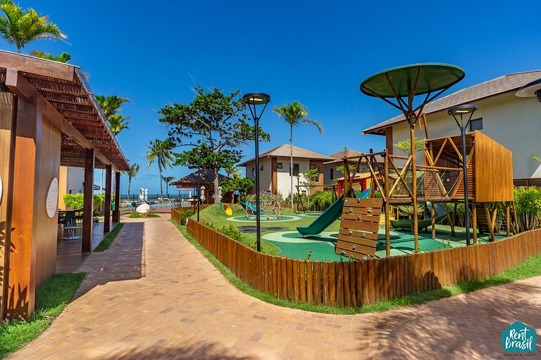 Lindo Village de 4 quartos em Itacimirim