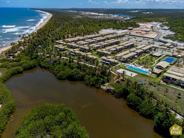 Lindo Bangalô Duplex em Imbassaí Privilege