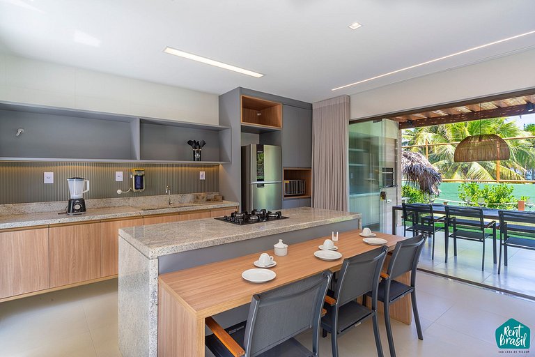 Lindo Bangalô Duplex em Imbassaí Privilege