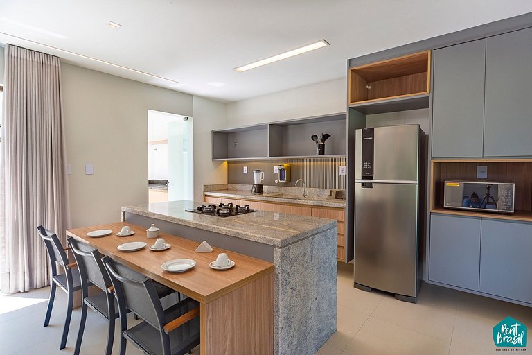 Lindo Bangalô Duplex em Imbassaí Privilege - S02